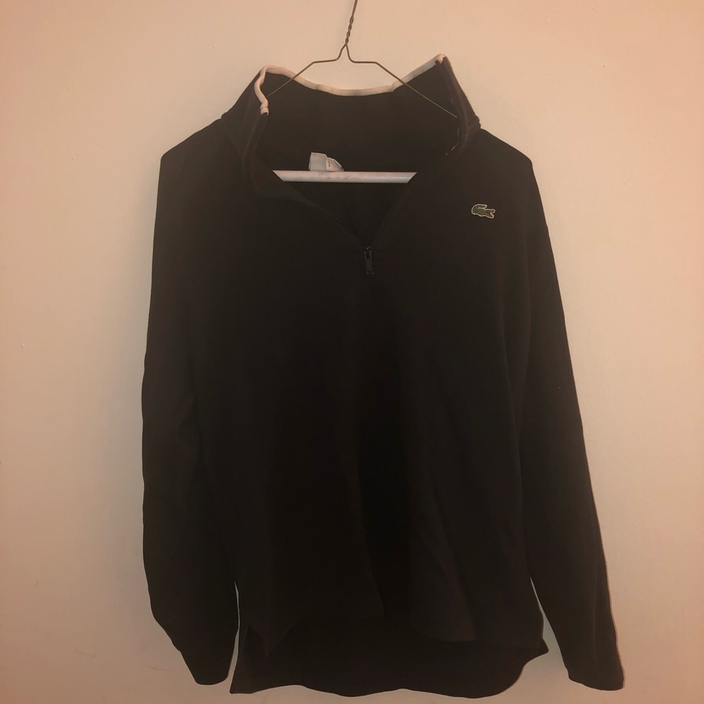 Mens’s medium Lacoste 1/4 zip pullover